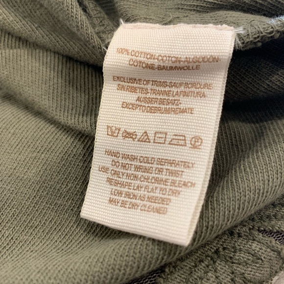 Free People Olive 3/4 Sleeve Top - Picture 7 of 8